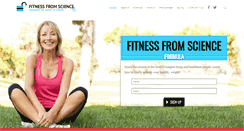 Desktop Screenshot of fitnessfromscience.com